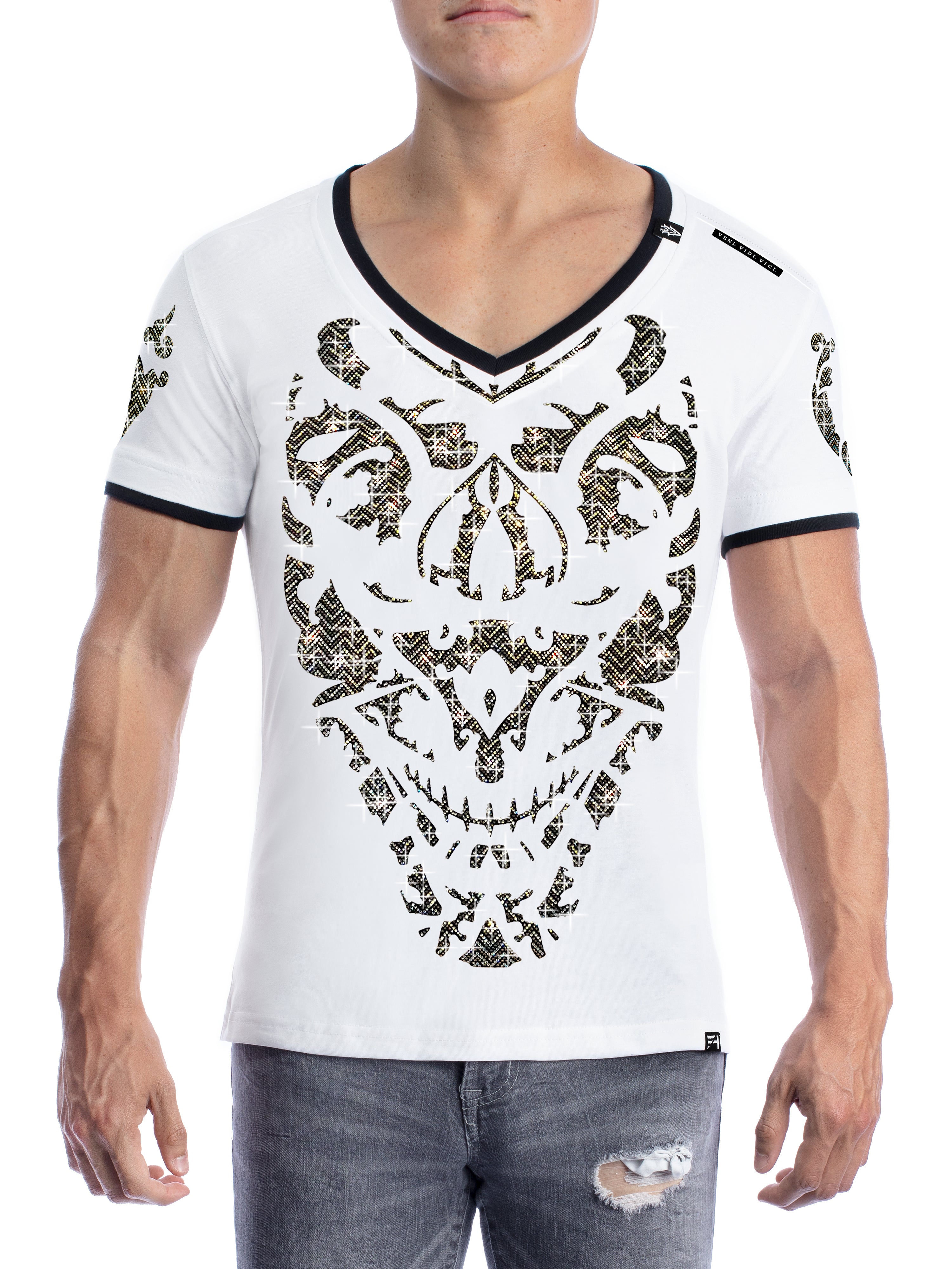 VVV HeeBad Men s T Shirt V Neck