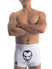 VVV HeeBad Underwear "GAMBLER" White-Short Leg - VENI.VIDI.VICI.WORLD