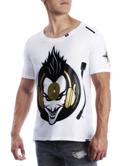 VVV HeeBad Men's T-Shirt O-Neck "HEEJAY" White - VENI.VIDI.VICI.WORLD