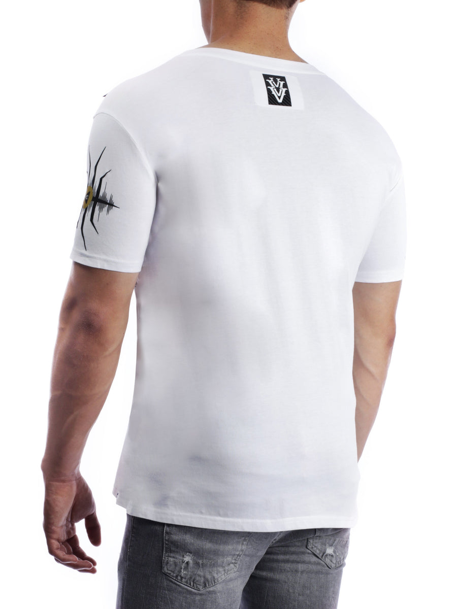 VVV HeeBad Men's T-Shirt O-Neck OOZE White