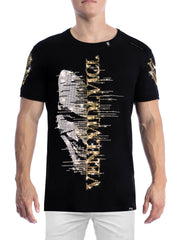 VVV HeeBad Men's T-Shirt O-Neck "VALOR" Black - VENI.VIDI.VICI.WORLD