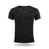 VVV Men's T-Shirt double collar V-Neck "PURE" Black - VENI.VIDI.VICI.WORLD
