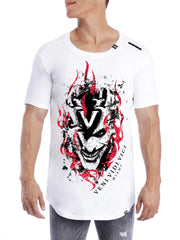 VVV HeeBad Men's T-Shirt "ANTLER" White - VENI.VIDI.VICI.WORLD