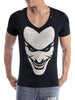 VVV HeeBad Men's T-Shirt V-Neck "BADASS" Black - VENI.VIDI.VICI.WORLD